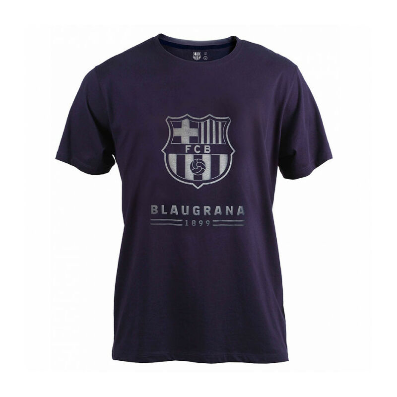 The Barça T-shirt in blaugrana with the Barça crest