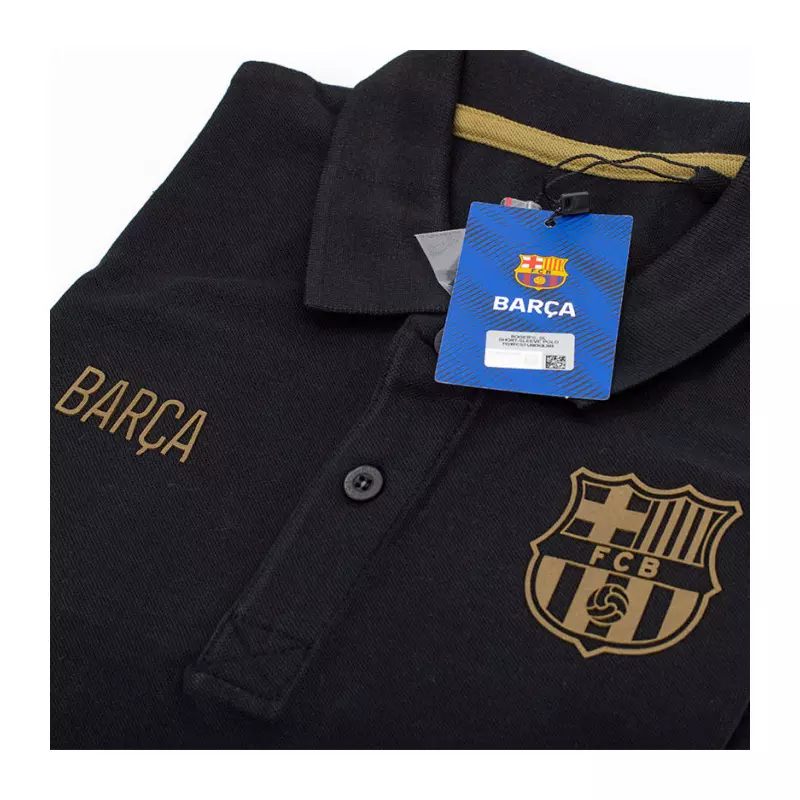 Stylish black and gold T-shirt from Barcelona - L