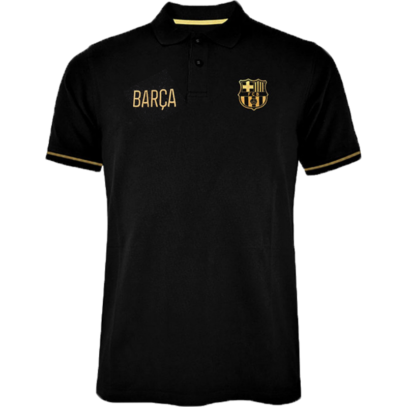 A Barcelona elegáns fekete - arany pólója - S
