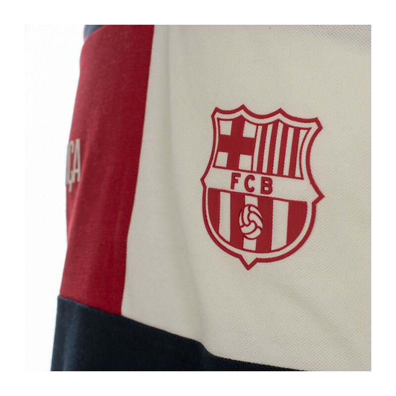 A Barça trikolor galléros pólója - 2XL