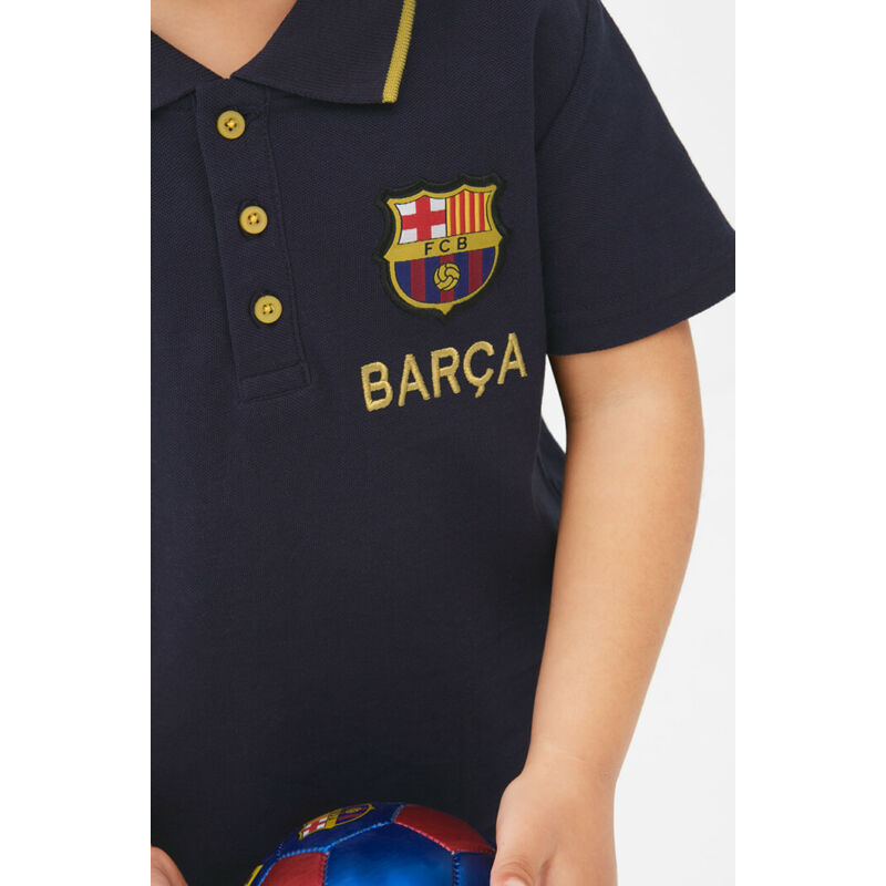 Az elegáns, gyerek Barcelona galléros póló - 10 éves