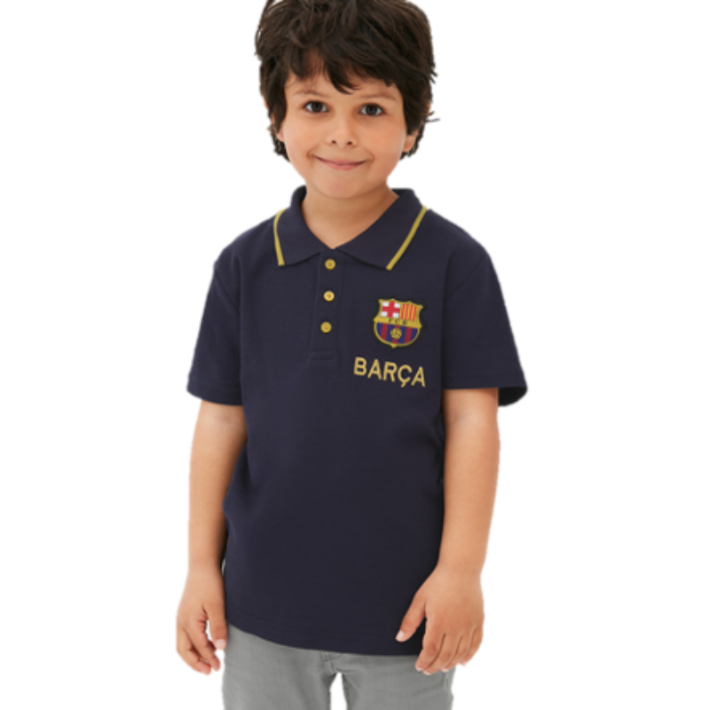 Az elegáns, gyerek Barcelona galléros póló - 10 éves