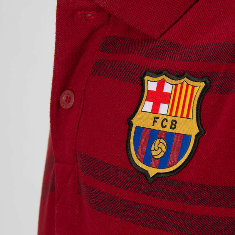 A Barcelona gránátvörös galléros pólója - L