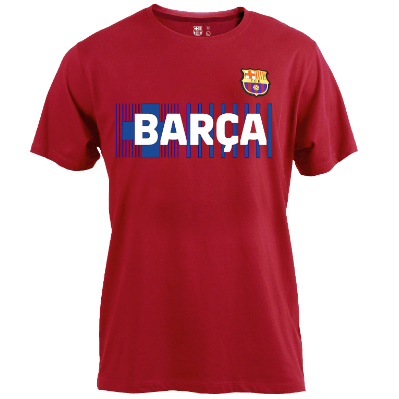 A Barça címeres, 2021-22-es pólója, Gránátvörös - XL
