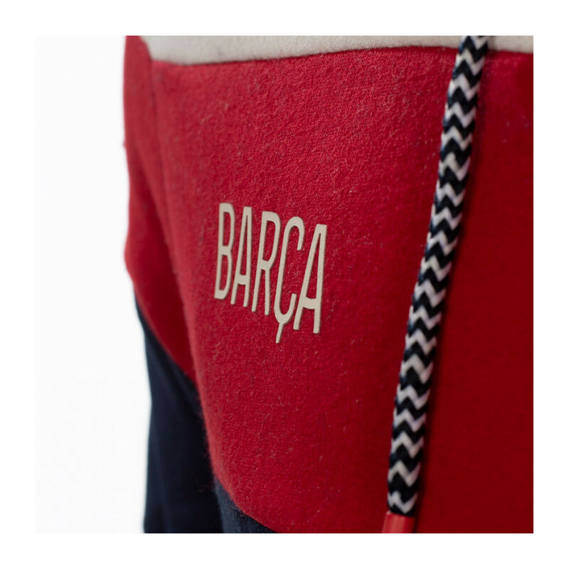 Trikolor Barcelona kapucnis pulóver - XL