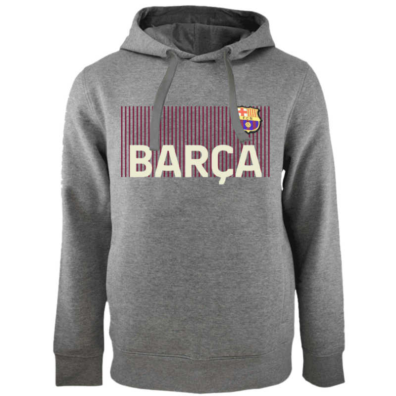 The comfortable grey Barça sweatshirt