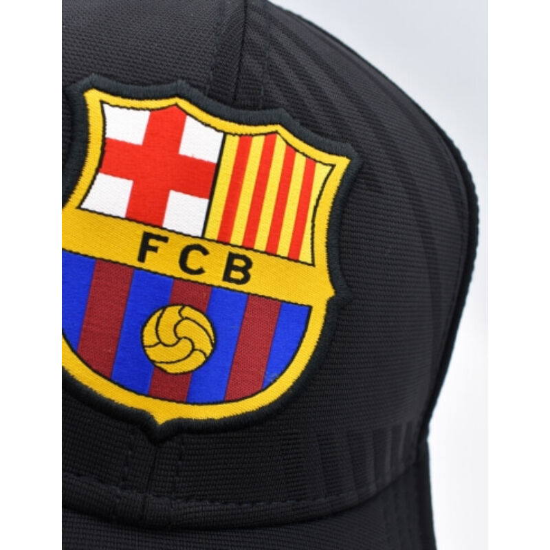 Gyerekek címeres fekete Barça sapkája