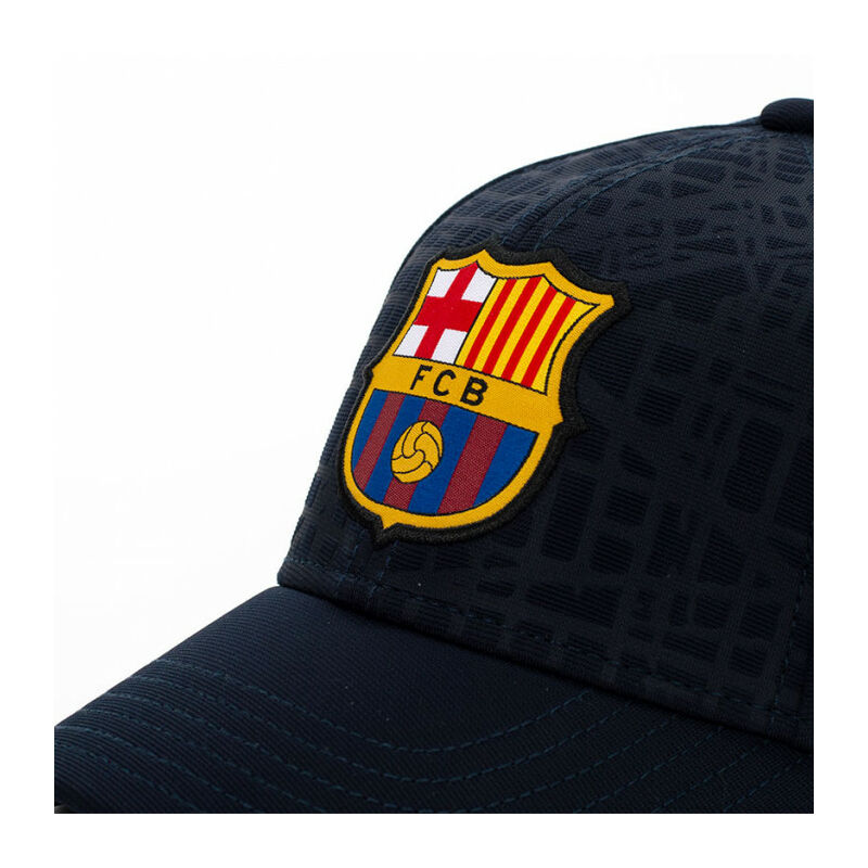The garnet red and blue Barça kids cap