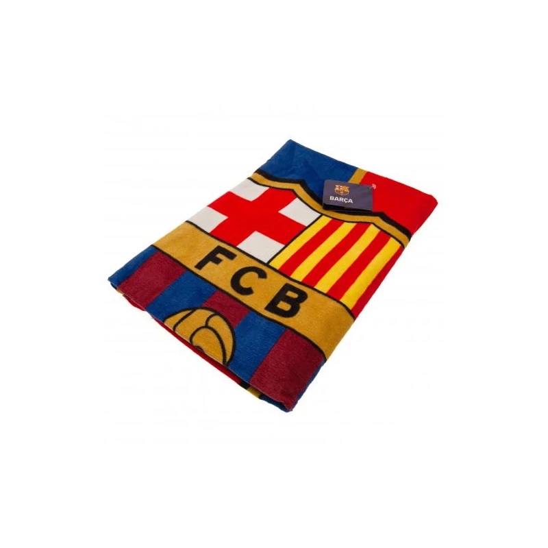 A trendi gránátvörös-kék Barcelona törölköző