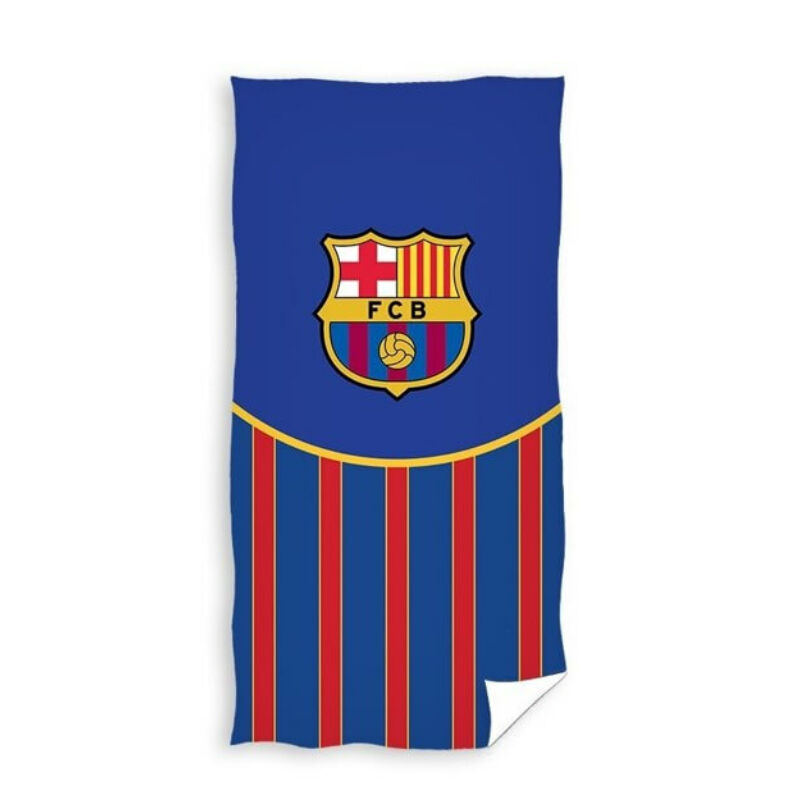 A Barça letisztult címeres törölközője