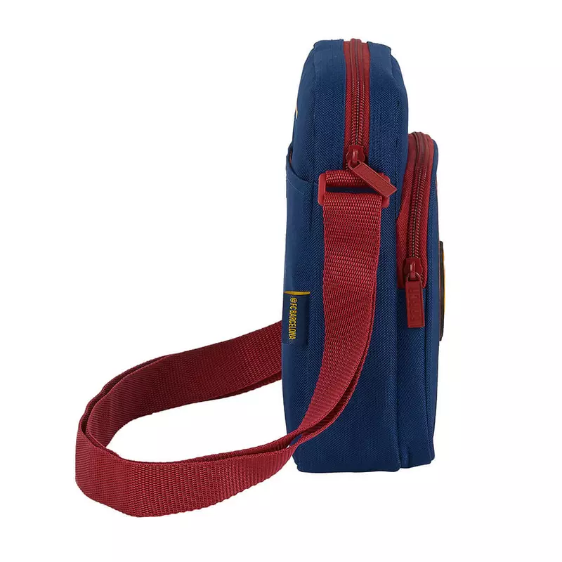 Garnet-red-blue Barcelona shoulder bag