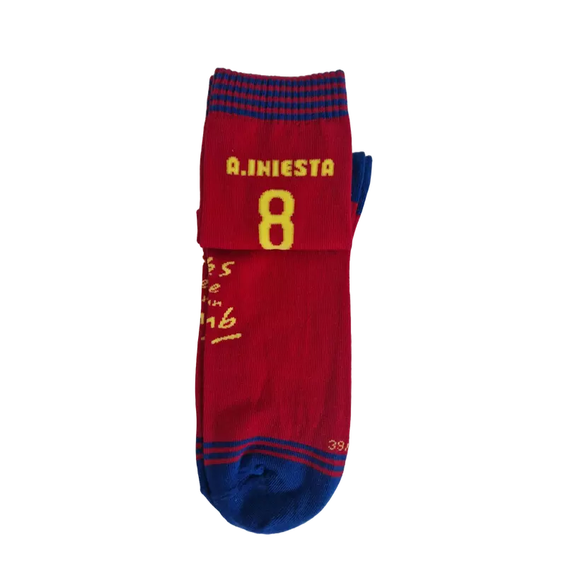 Barcelona kid's garnet red and blue socks