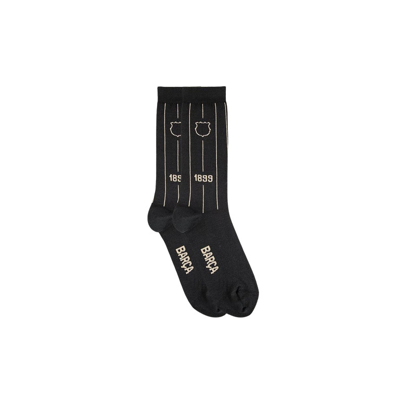 Barcelona black socks with crest - 39-42