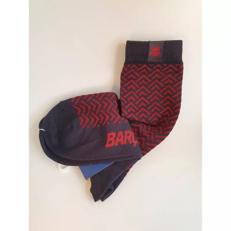 Barça garnet red and blue business socks - 36-39