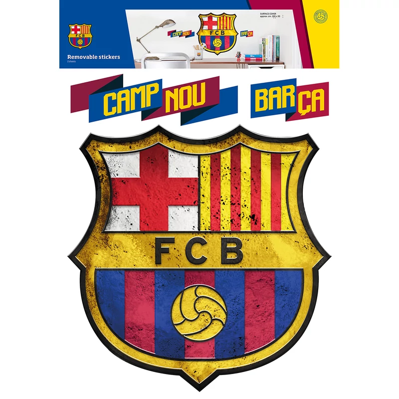 Barcelona óriás címer falmatrica