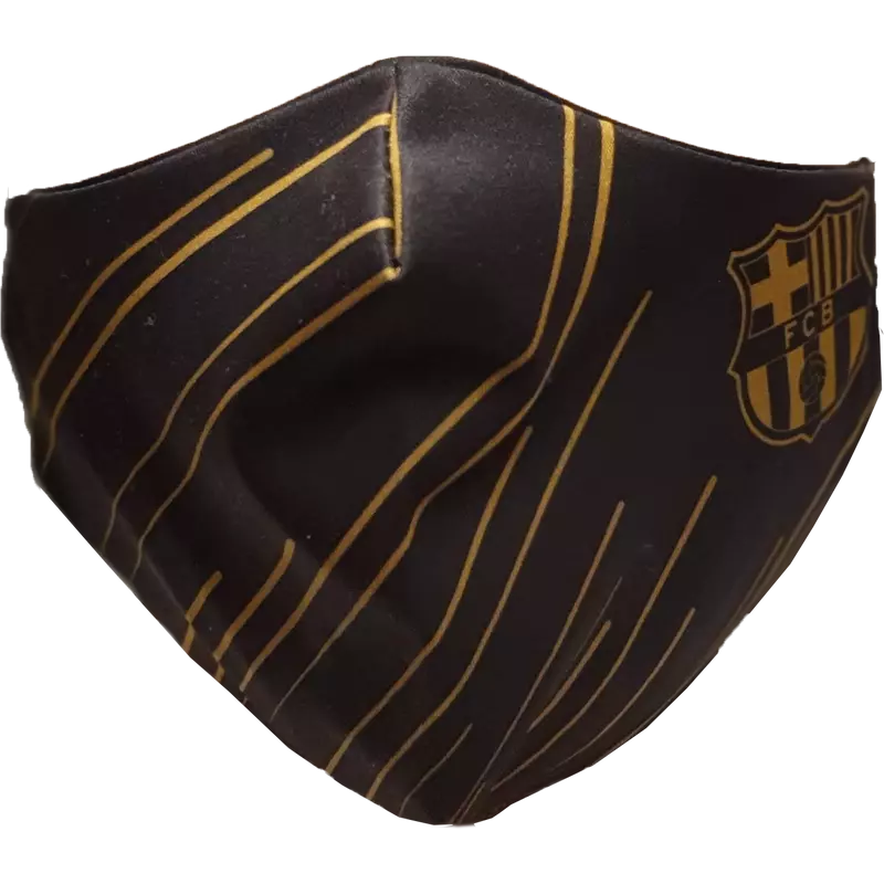 A Barça fekete idegenbeli maszkja