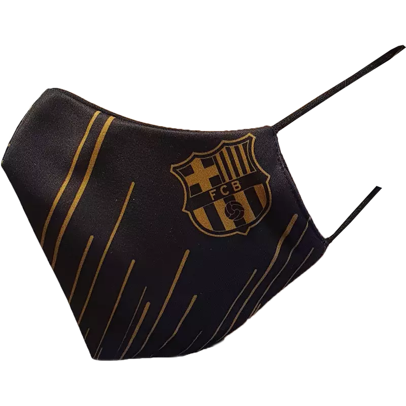 A Barça fekete idegenbeli maszkja