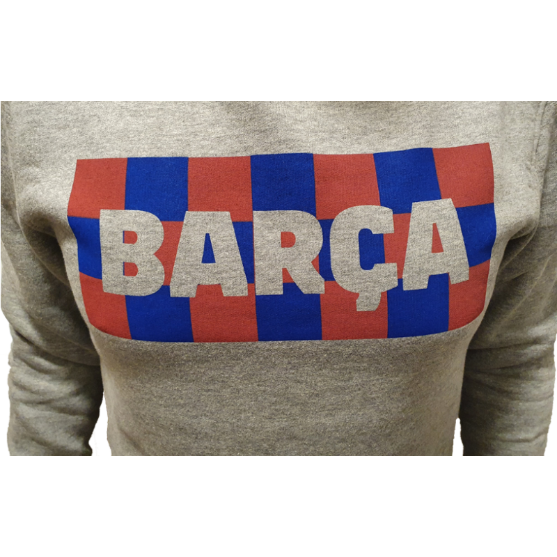 Men's and women's plaid Barça sweatshirt - pair offer - 2XL